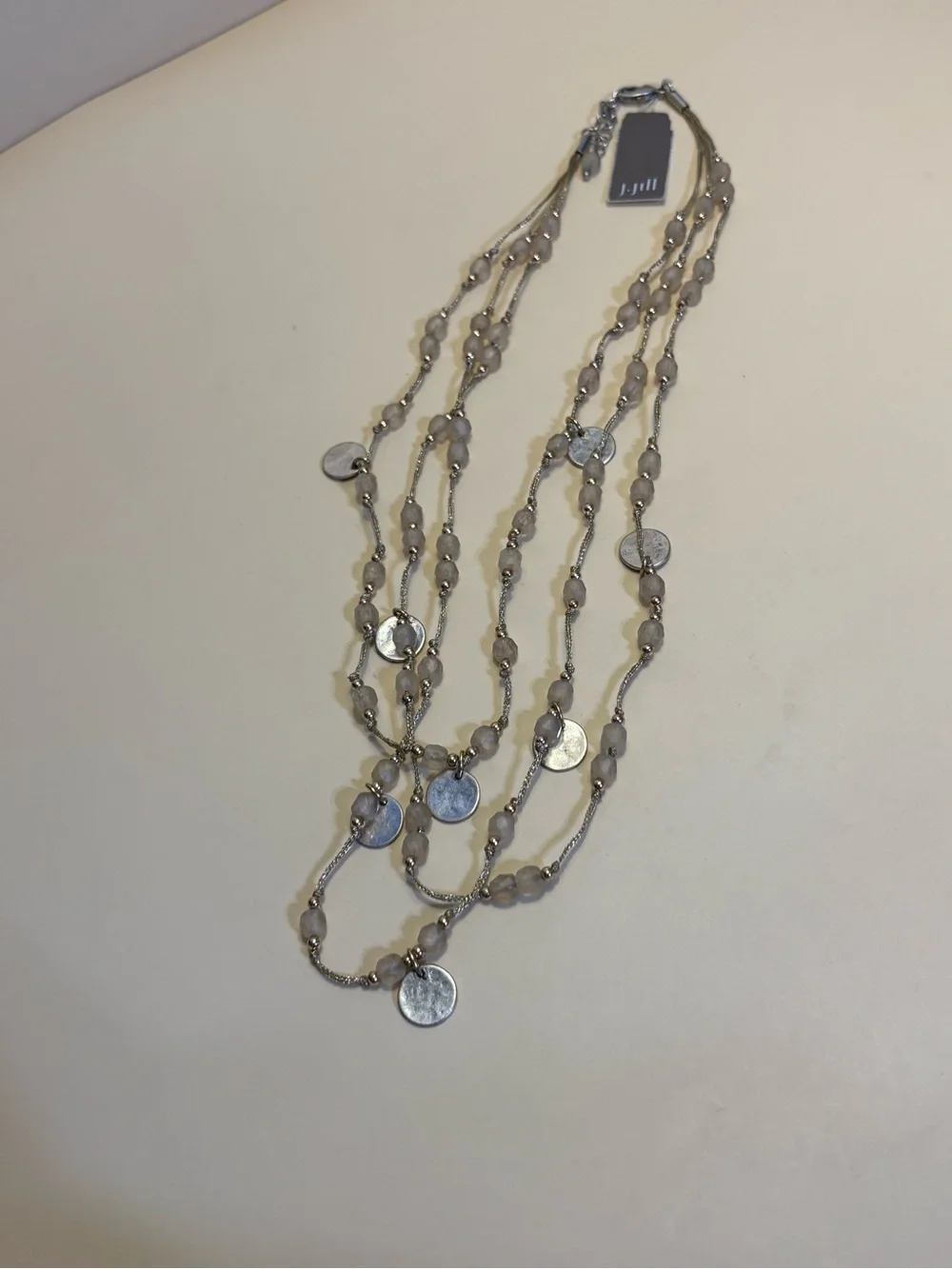 J.Jill Gold-Tone Layered Coin Station Necklace 18”-22”+2”
